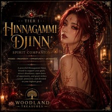 Tier 1 Hinnagammi Djinn Spirit Companion Wishes ? Prosperity ? Good Fortune