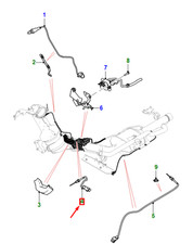 JAGUAR E-PACE X540 Upper Exhaust Gas Temperature Sensor J9C1206 NEW GENUINE