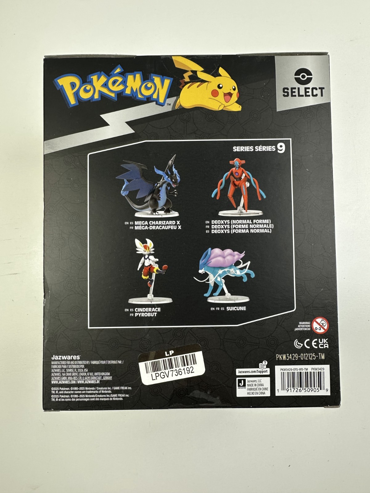 Pok&eacute;mon Select Cinderace Articulated Action Figure Toy 6-inch For Kids Age 8+