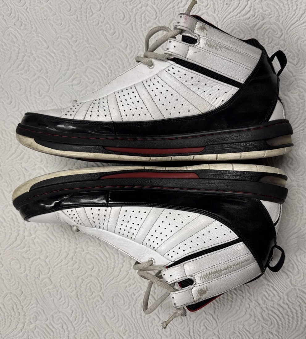 JORDAN FLIGHT TEAM:395324-101 White/black Varsity Red  display picture 2