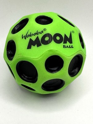 Waboba Moon Ball, GREEN Hyper Bouncing Ball For Kids 5 Years Old And Older NWOT