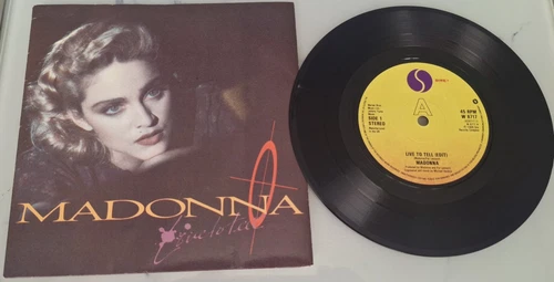 Madonna Live to Tell 7-inch Vinyl Single, 1986, Sire N MINT