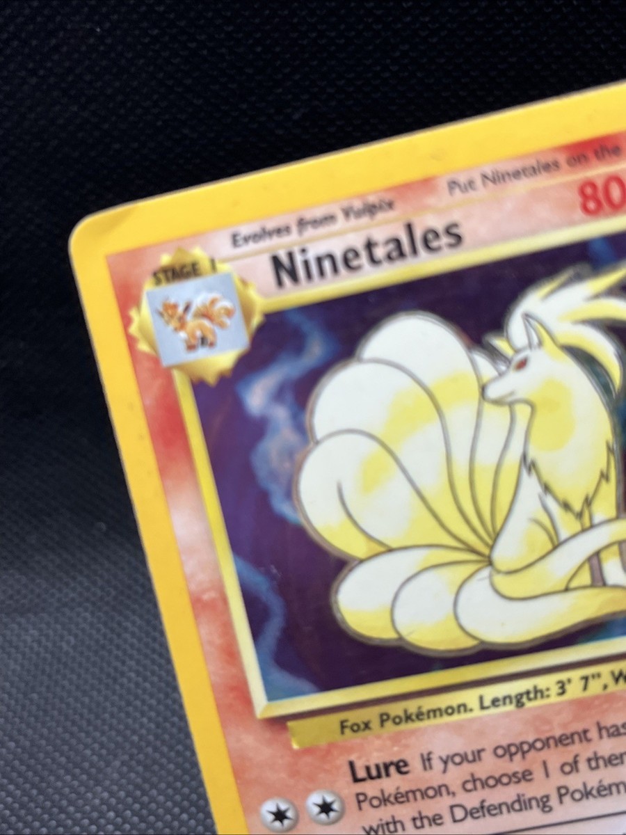 Pokmon TCG Ninetales Base Set 12/102 Holo Unlimited Holo Rare