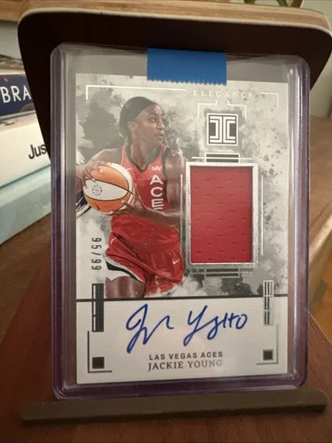 2025 Panini Impeccable WNBA Elegance #EJA-JY Jackie Young AUTO #'d/99