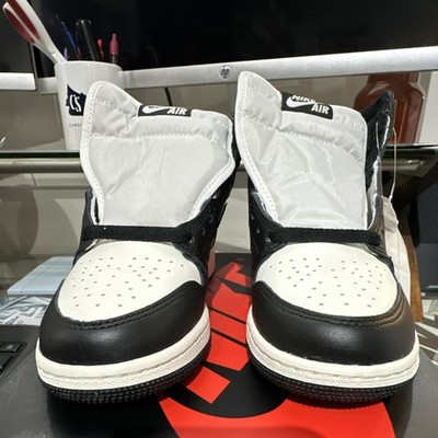 Nike Air Jordan 1 Retro High OG GS White Black Dark Mocha Sneakers Boys 4Y
