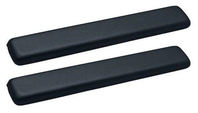OER B99142 Front Arm Rest Pads 1962-64 Impala, Bel Air, 2 door, Black, RH & LH:
