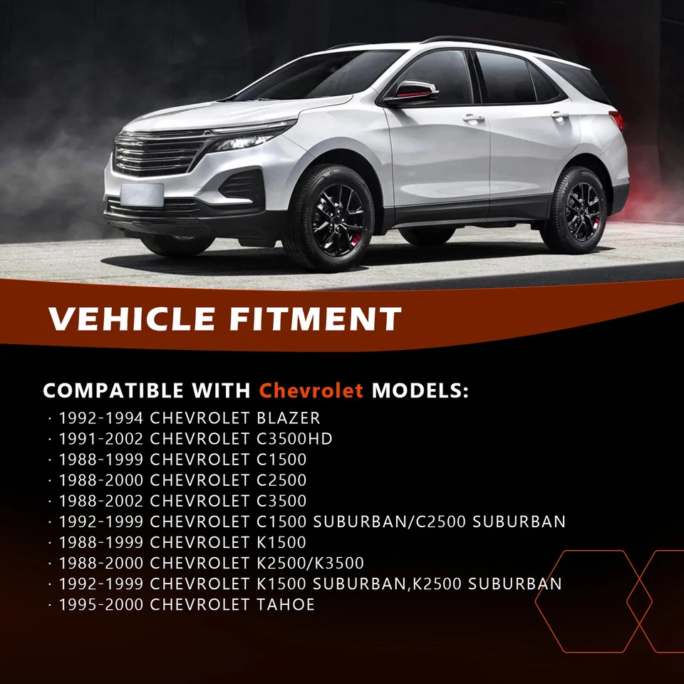 L + R Front Power Window Regulator w Motor For 88-99 Chevy C1500-3500 K1500-3500 - Image 2 of 4