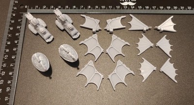 Battlefleet Gothic Eldar Light Cruiser A - kompatibel mit BFG Schiff x2