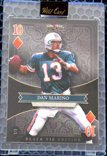 DAN MARINO 2026 WILD CARD BLACK TIE EDITION BLACK # 1/1 MIAMI DOLPHINS