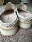 PONS QUINTANA Wet Milk women shoes woven White leather Slides Size 38 — photo 5