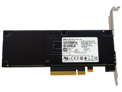 Samsung PM1735 MZ-PLJ1T60 1.6TB PCIe (HHHL) 4.0 NVME Mixed Use HP SSD - Picture 2 of 3