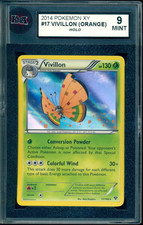 2014 Pokemon XY #17 Vivillon (Orange) Holo KSA 9 Mint on eBay