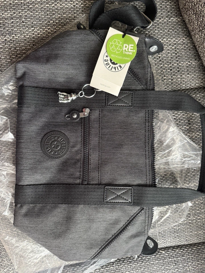 kipling Peppery Art Mini Handbag Handtasche Tasche Black Peppery Schwarz Neu - Bild 2 von 2