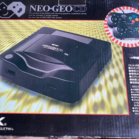 NEO GEO CD Console with Box, Two controllers and more Tested Japanese, Rank B