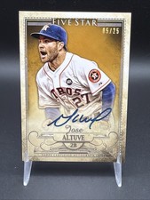2016 Topps Five Star Autograph Rainbow Jose Altuve /25 Auto Houston Astros