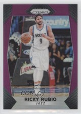 2017-18 Panini Prizm Purple Prizm 72/75 Ricky Rubio #119 h3a