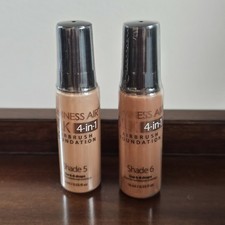 2- Luminess Silk Airbrush Foundation 4-in-1 Shades 5  6, 2 Bottles NEW Sealed