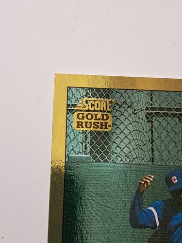 Puntuación Gold Rush #134 1994 Willie Wilson Chicago Cubs Corner Wear Edge Defecto - Imagen 4 de 7
