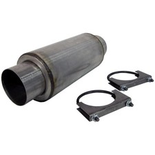 Mbrp Universal Resonator 4 Inlet Outlet 12 Body 18 Overall Aluminized Mbrp Universal Resonator 4 Inlet Outlet 12 Body 18 Overall Aluminized