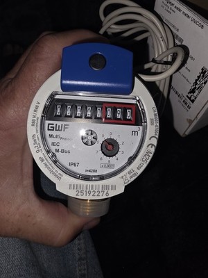 GWF Multi Protocol M-Bus Meter Unico2code MP 1'' New