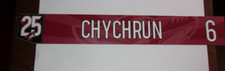 ARIZONA COYOTES Jakob Chychrun #6 locker room nameplate 2020-21 (25th year logo)