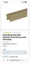 Oak Engineered Handrail with infill Suitable for 41mm Spindles