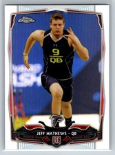 Jeff Mathews 2014 Topps Chrome #113 Atlanta Falcons Refractor RC See Photos