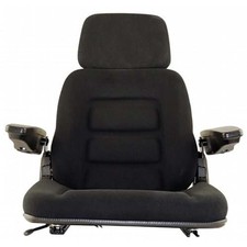 High Back Seat, Black Fabric Fits David Brown Replaces 4336595