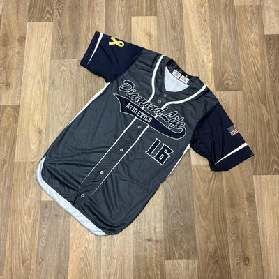 Champro Sports Baseball Trikot ''Diamond Life Athletics'' dunkelgrau