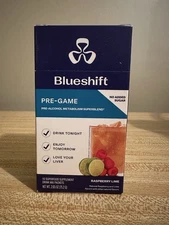 Blueshift Pre Drinking NAC Supplement 10 Electrolytes Powder Packets Raspbe/lime