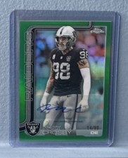 2026 Topps Chrome Maxx Crosby /99 Auto