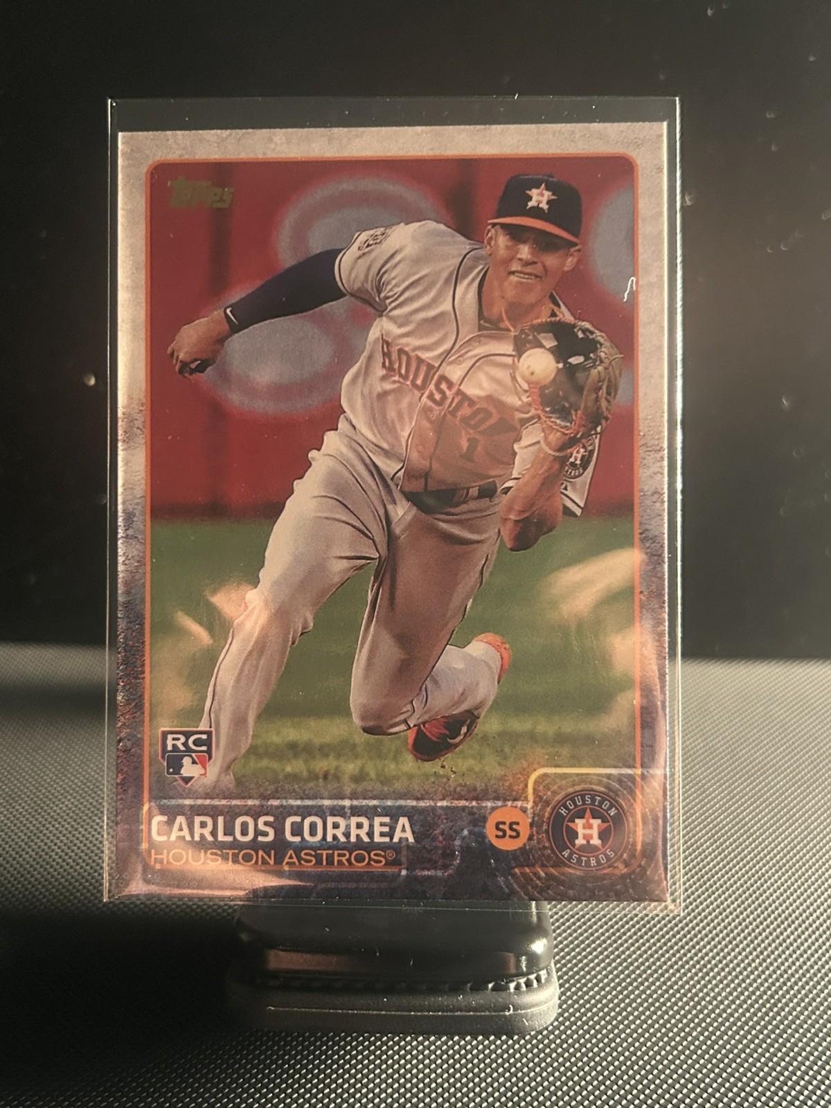 2015 Carlos Correa Topps Update Series Rookie Card #US174 (RC)