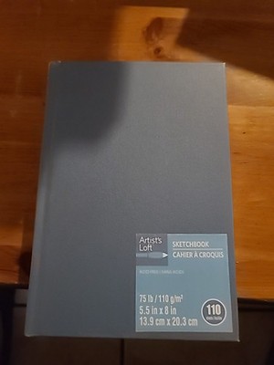 Blue Hardcover Sketch Journal by Artist's Loft,5.5'' x 8'' (13.97cm x 20....