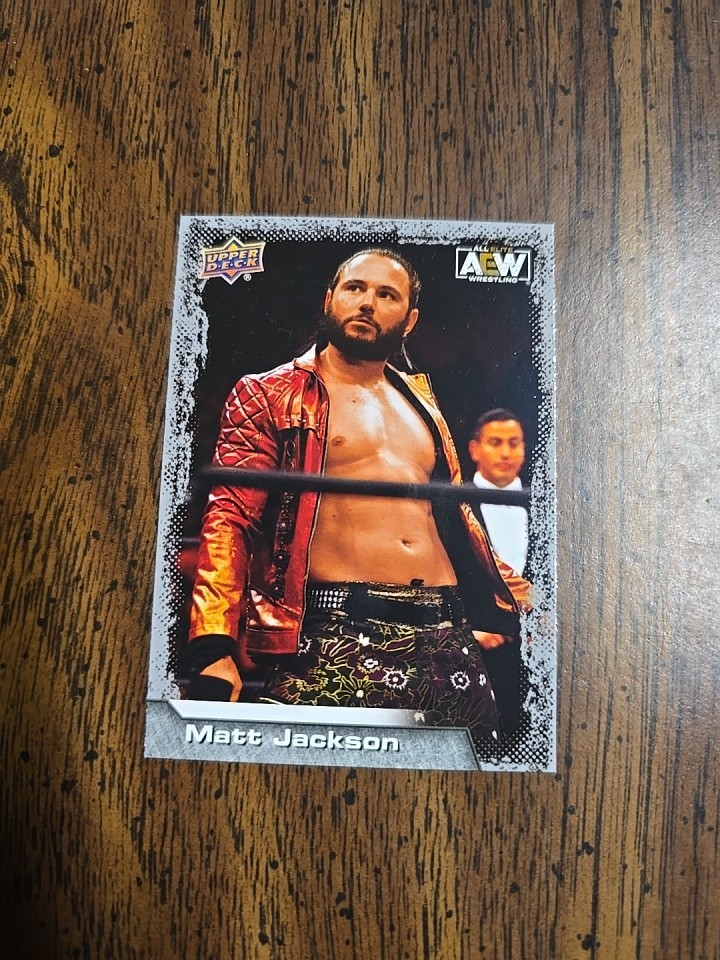 2022 Upper Deck AEW Matt Jackson #55 wrestling card