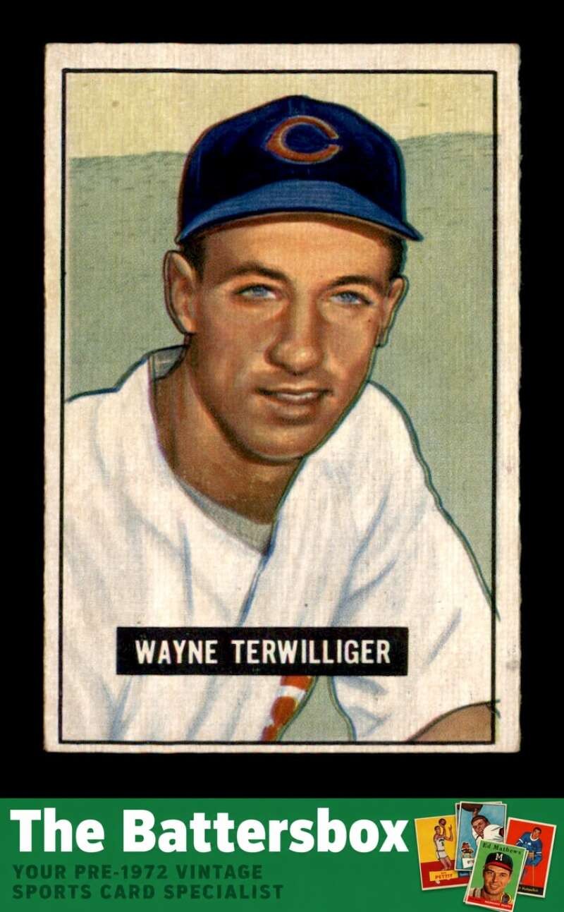 1951 Bowman #175 Wayne Terwilliger   EX/EX+ X3759633