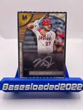 2025 Topps Museum Collection Mike Trout #FMA-MT Silver Framed Auto 06/15 Angels