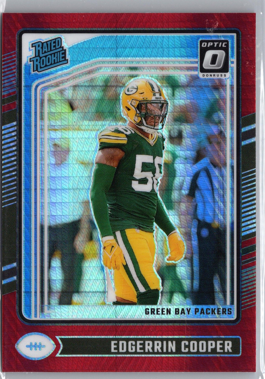 2024 Donruss Optic #231 Edgerrin Cooper Red Hyper