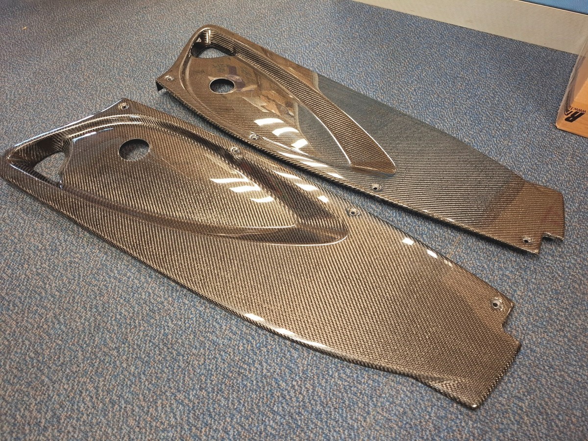 Carbon fiber door panels Doorblades inner cards fit for Lotus