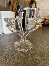 Galway Irish Crystal - three-arm (tri-light) candelabra