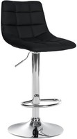 Barhocker Jerry Kunstleder Chrom Schwarz