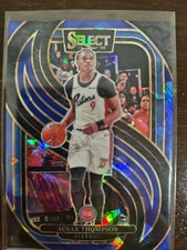 2024-25 Panini Select blue cracked ice Ausar Thompson premier level 