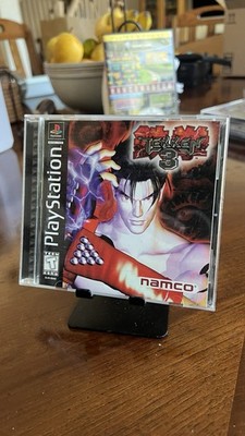 Tekken 3 PlayStation 1, 1998, Reg Card, Tested Working CIB complete black label