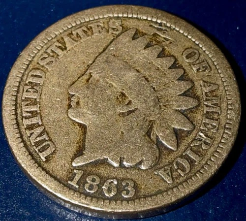 1863 Indian Head Penny - Great Add to your Collection - BUCK AND GO!!!!