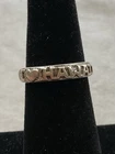Kabana Signed 925 Sterling Silver I Love Hawaii Ring Size 5.25 Vintage Estate