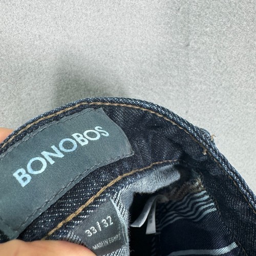 Bonobos Jeans Mens 33 Slim Dark Blue Denim Pants Actual 33x31 - 第 12/18 張圖片