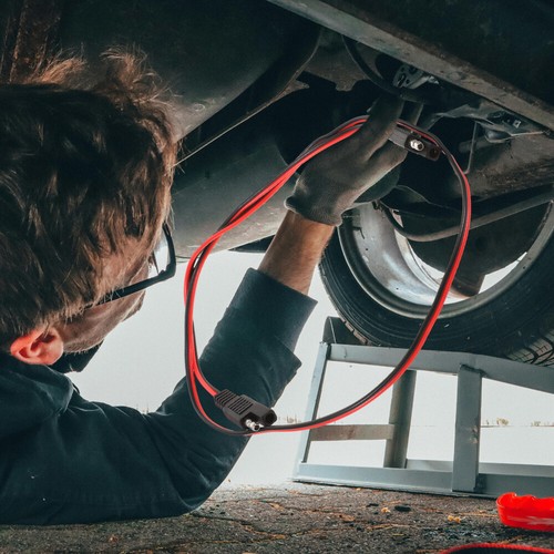 4 haute qualité Pieces Kreuzung Auto-Netzkabel Stromversorgungskabel Stromkabel