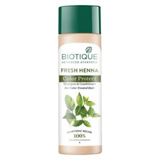Shampooing Et Après-Shampooing Biotique Bio Couleur Protection Au Henné 120ml