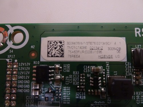 Hisense 75R6E4 Main Board 300943B - Picture 2 of 3