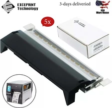 5x Brand New Thermal Print Head - 203dpi for Zebra ZT410 ZT411 P1058930-009