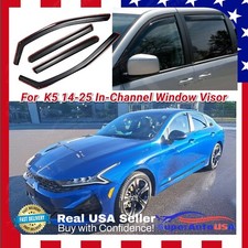 For K5 2021 2025 Up In-channel Vent Window Visors Sun Rain Guard Deflectors For K5 2021 2025 Up In-channel Vent Window Visors Sun Rain Guard Deflectors